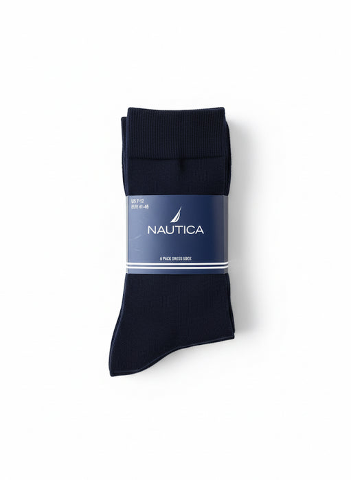 NAUTICA MEN'S 6 PAIRES DRESS SOCKS SIZE 7-12 TC8715 |TOUCHANDCATCH NZ - Touch and Catch NZ