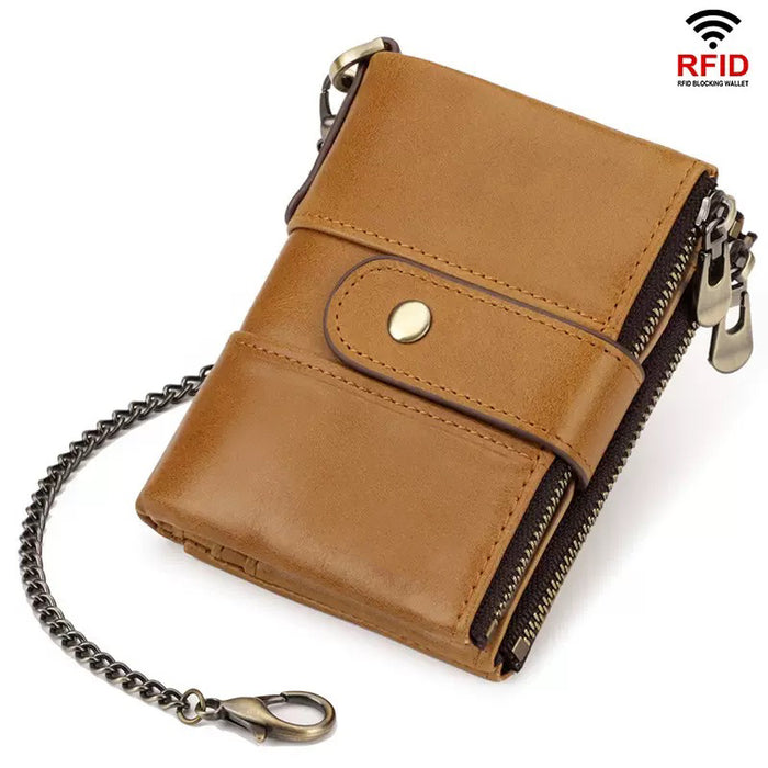 Genuine Leather RFID Bi-Fold Wallet TC8804 | TOUCHANDCATCH NZ - Touch and Catch NZ