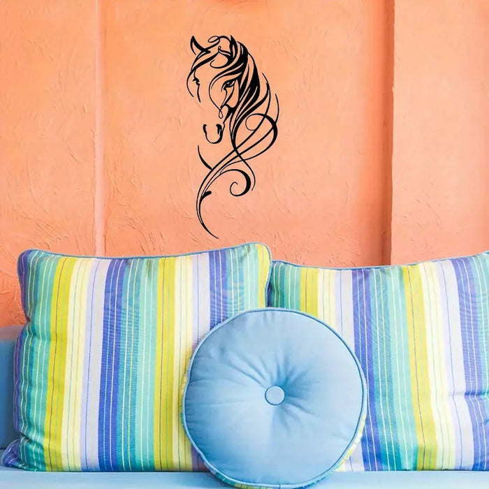 Home Decor Interior Wall Art Metal Horse Head Black | TOUCHANDCATCH NZ - Touch and Catch NZ