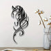 Home Decor Interior Wall Art Metal Horse Head Black | TOUCHANDCATCH NZ - Touch and Catch NZ