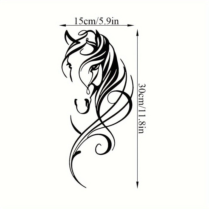 Home Decor Interior Wall Art Metal Horse Head Black | TOUCHANDCATCH NZ - Touch and Catch NZ