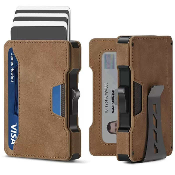 Carbon Fiber RFID Card Case - Pop-up Design TCHT065 by TOUCHANDCATCH NZ