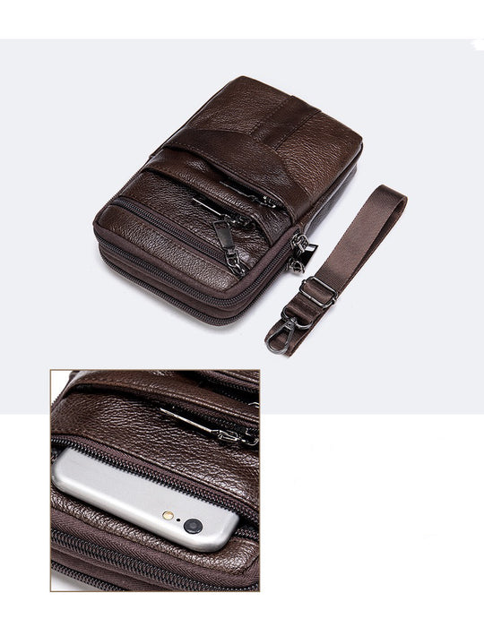 Genuine Leather Waist Bag, Crossbody Bag TC8496 | TOUCHANDCATCH NZ - Touch and Catch NZ