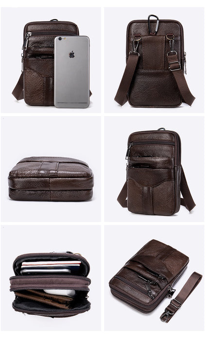 Genuine Leather Waist Bag, Crossbody Bag TC8496 | TOUCHANDCATCH NZ - Touch and Catch NZ
