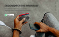 Smart Anti-Lost RFID Card Wallet with Find My | Slim Aluminium Minimalist Wallet, Built-in Tracker & Money Clip
