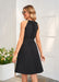 Women's Detail Mini Dress Black | TOUCHANDCATCH NZ - Touch and Catch NZ
