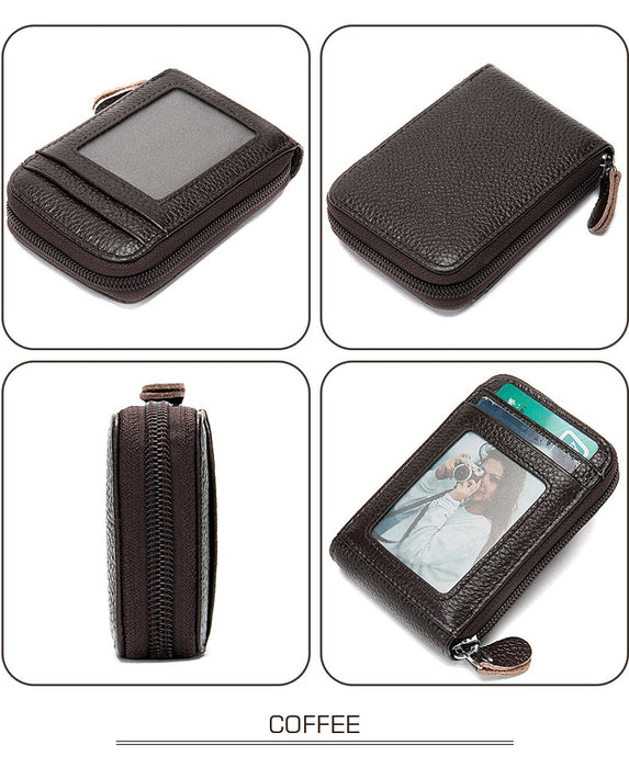 Genuine  Leather Wallet, Card Case TC607 | TOUCHANDCATCH NZ - Touch and Catch NZ