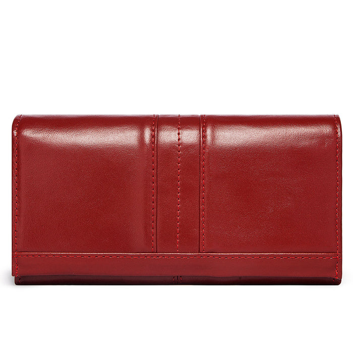 Women's Genuine Leather Bifold Purse 964 | TOUCHANDCATCH NZ - Touch and Catch NZ