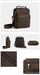 Men's Leather Crossbody bag, Satchel TC479 | TOUCHANDCATCH NZ - Touch and Catch NZ