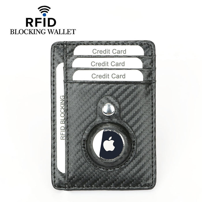 Men's RFID Carbon Fiber Wallet With AirTag Holder | TOUCHANDCATCH NZ - Touch and Catch NZ