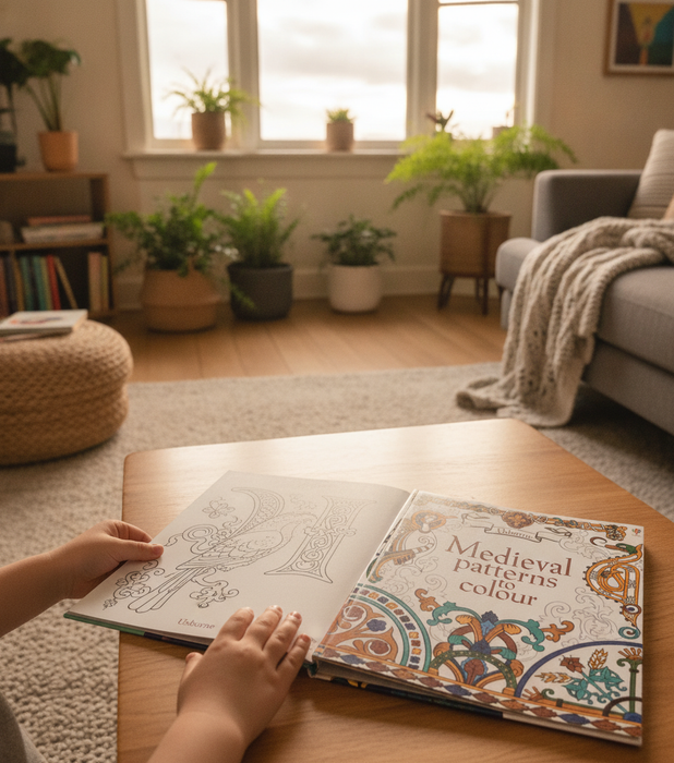 Kids Coloring Book 4-Pack in NZ family home with child - Touch & Catch NZ