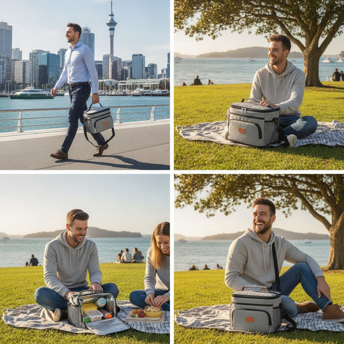 Insulated Lunch Bag, Cooler Bag 15 Litre TC103 | TOUCHANDCATCH NZ