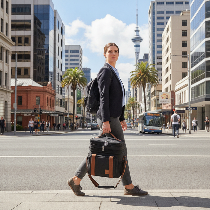 Insulated Lunch Bag - Extendable 2-Compartment Cooler & Picnic Bag 17 Liter TC156 | TOUCHANDCATCH NZ