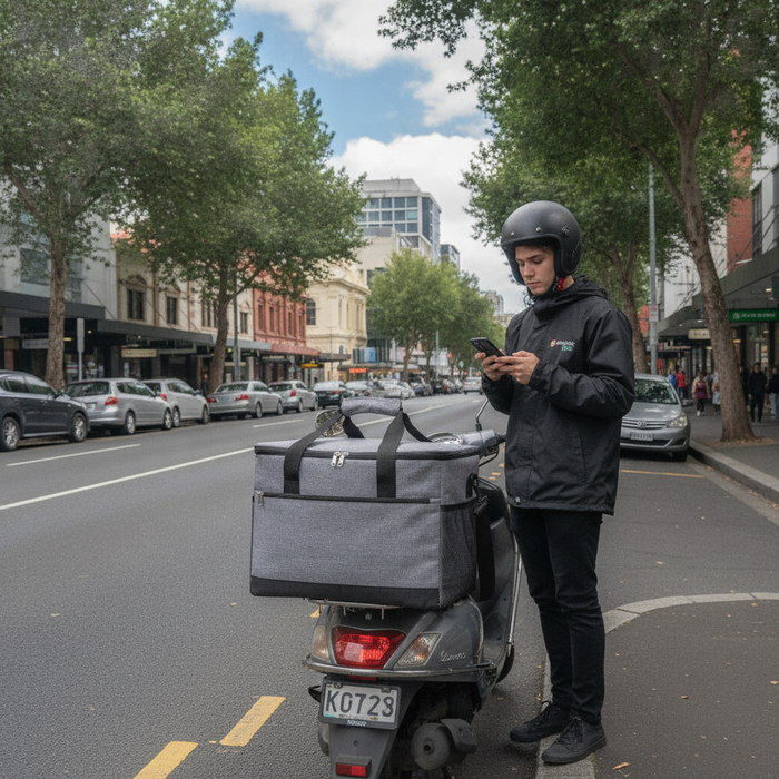 Insulated Lunch Bag, Thermal Bag , Large Lunch Bag, Uber Eats Delivery Bag, Cooler Bag, TC2059 |TOUCHANDCATCH NZ
