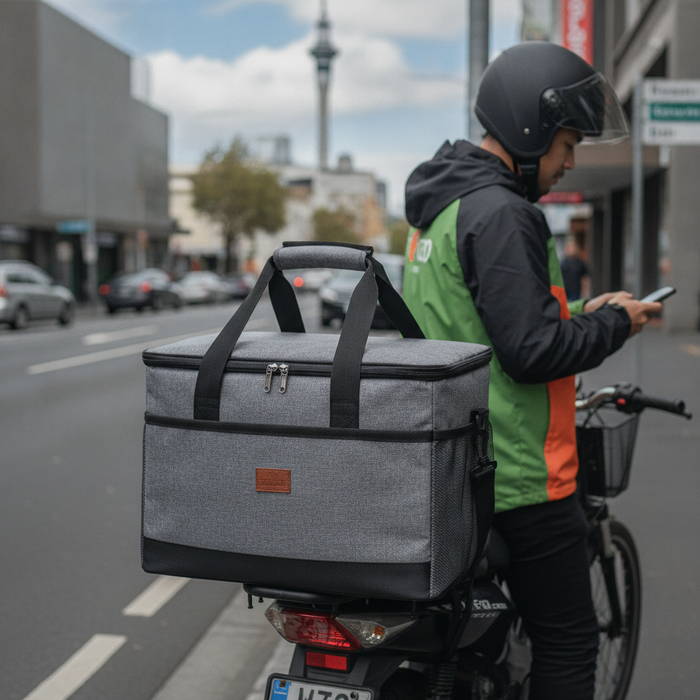 Insulated Large Lunch Bag - Super Large 33 Litre Cooler Bag for Uber Eats TC4805| TOUCHANDCATCH NZ