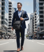 Men's Genuine Leather Satchel TC819 Black in urban NZ - Touch & Catch NZ