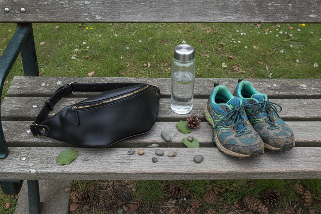 Vegan Leather Bumbag, Waist Bag 003  | TOUCHANDCATCH NZ