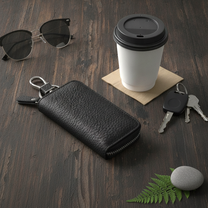 Genuine Leather Key Case TCL347 | TOUCHANDCATCH NZ