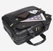 Men's Genuine Leather Briefcase, Laptop Bag Black Colour 446-4