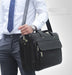 Men's Genuine Leather Briefcase, Laptop Bag Black Colour 446-3