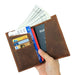 Genuine Leather RFID Passport Wallet 336-4