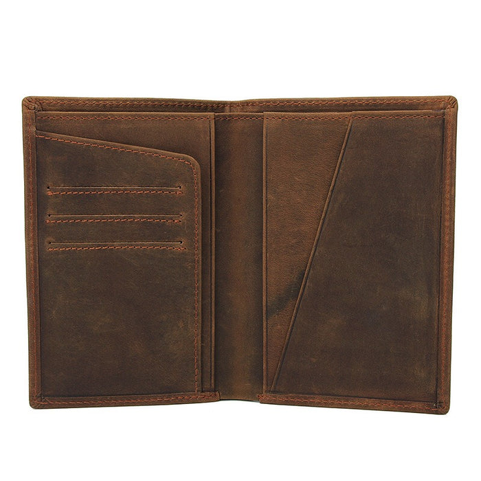 Genuine Leather RFID Passport Wallet 336-3