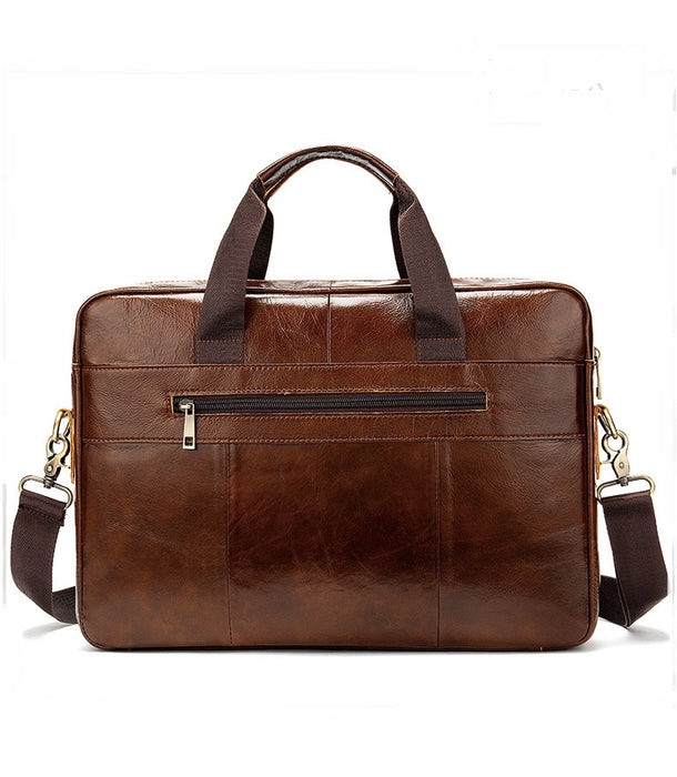 Genuine Leather Briefcase, Laptop Bag 419-4