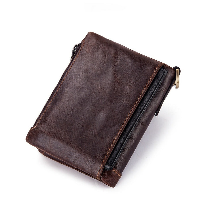 Genuine Leather RFID Bi-Fold Wallet 329-6