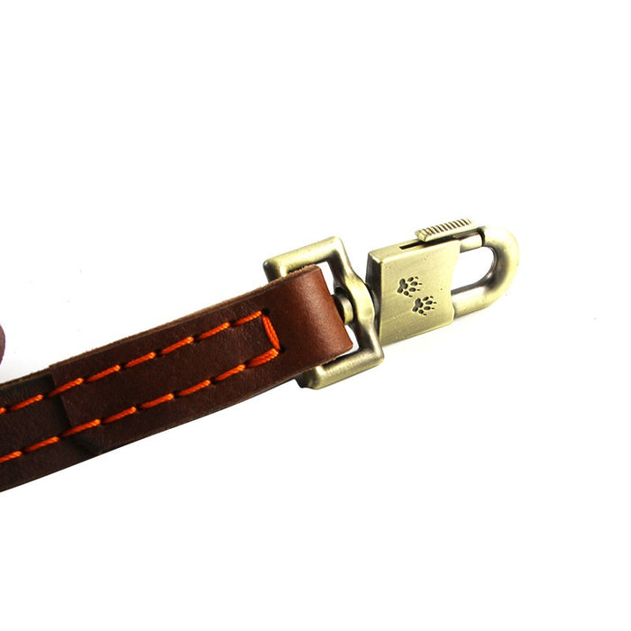 Hand Craft Genuine Leather Dog Lead 1.2 Metre 0002 | TOUCHANDCATCH NZ - Touch and Catch NZ