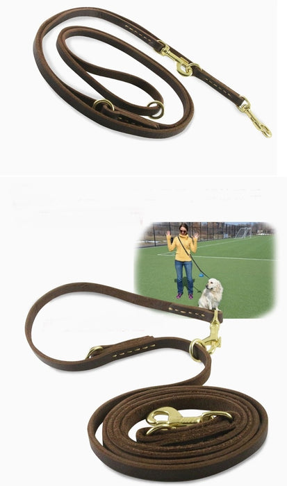 Genuine Leather Dog lead 2.5 Metre 035 | TOUCHANDCATCH NZ - Touch and Catch NZ