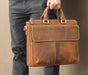 Genuine Leather Briefcase, Laptop Bag For 15.6 Inch Laptop 413 -2