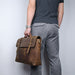 Men's Genuine Leather Briefcase, Laptop Bag 482-3