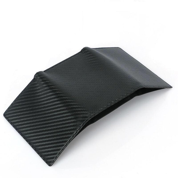 Men's RFID Carbon Fiber Tri-Fold Wallet 309-6