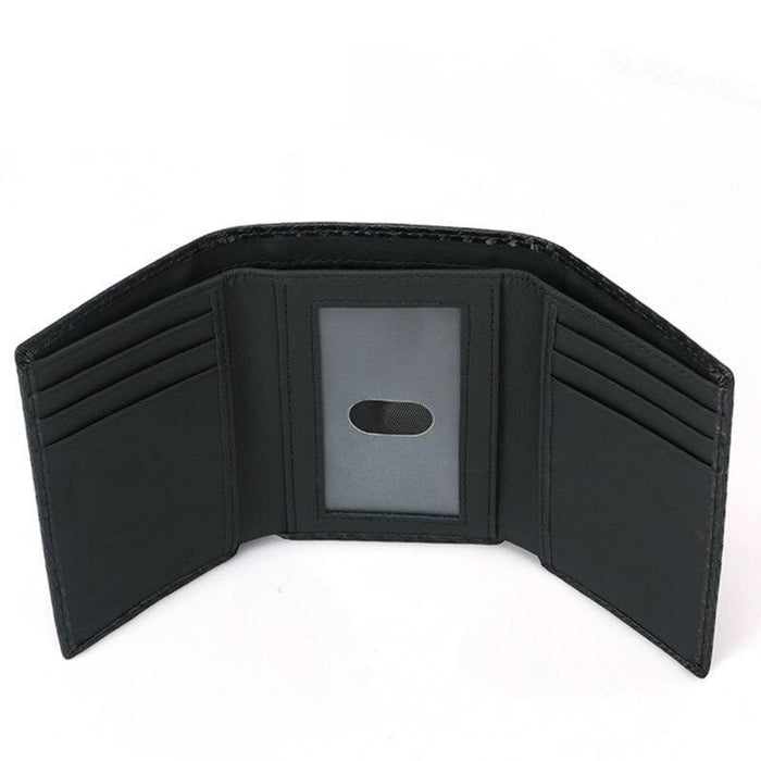 Men's RFID Carbon Fiber Tri-Fold Wallet 309-3