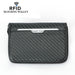 Men's RFID Carbon Fiber Zip-Around Wallet 310-3