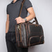 Men's Genuine Leather Briefcase, Laptop Bag 489-3