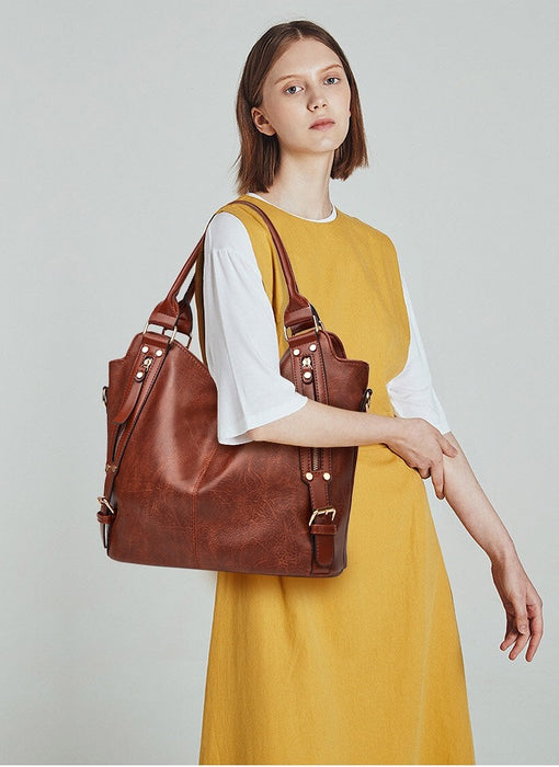Vegan Leather Women's Tote Bag 2030 | TOUCHANDCATCH NZ - Touch and Catch NZ