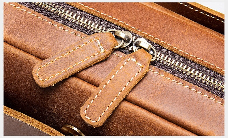 Genuine Leather Briefcase, Laptop Bag 475-5