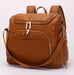 Vegan Leather Nappy Backpack 197-3
