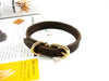 Genuine Leather Dog Collar & Leash M 014 | TOUCHANDCATCH NZ - Touch and Catch NZ