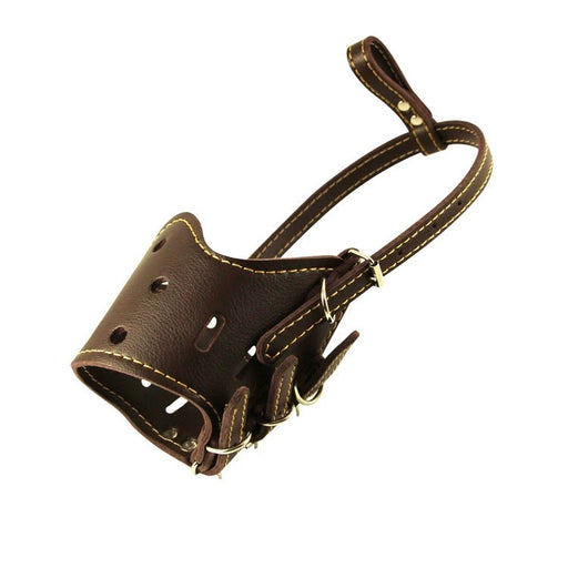 Adjustable Genuine Leather Dog Muzzle | TOUCHANDCATCH NZ - Touch and Catch NZ