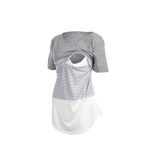 Maternity Breastfeeding Top Short 613S | TOUCHANDCATCH NZ - Touch and Catch NZ