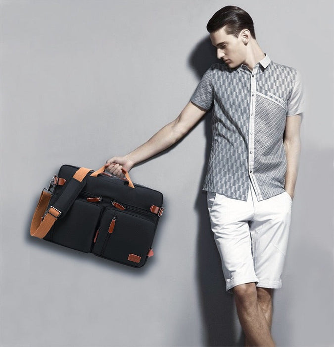Men's Canvas Briefcase, Laptop Bag, Laptop Backpack 5005-3