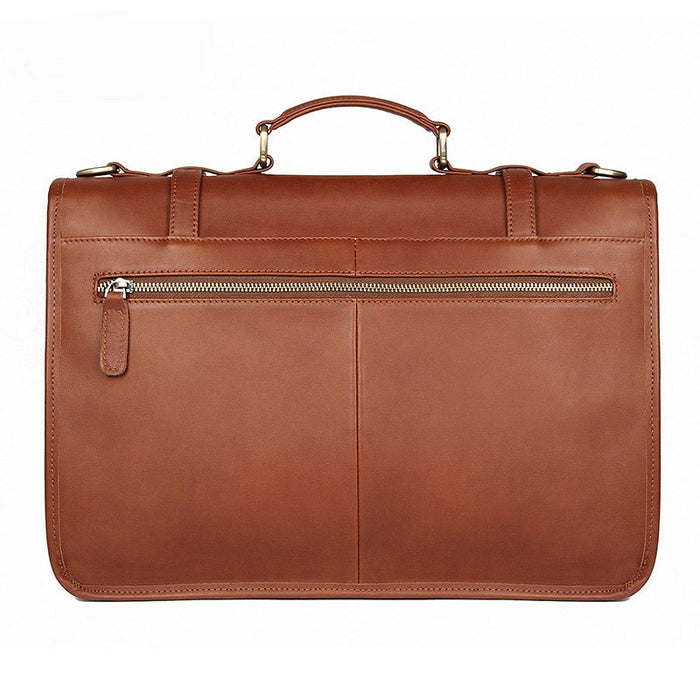 Genuine Leather Briefcase, Laptop Bag 497-6