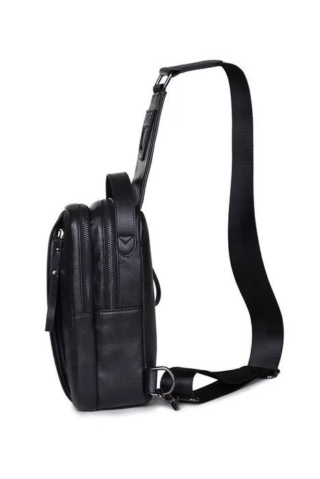 Vegan Leather Chest Bag, Bum Bag 090-4
