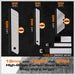 3 Pack Retractable Utility Knife Set  | TOUCHANDCATCH NZ - Touch and Catch NZ