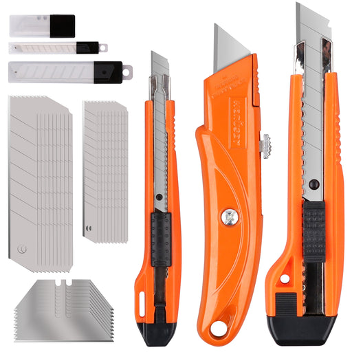 3 Pack Retractable Utility Knife Set  | TOUCHANDCATCH NZ - Touch and Catch NZ