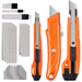 3 Pack Retractable Utility Knife Set  | TOUCHANDCATCH NZ - Touch and Catch NZ