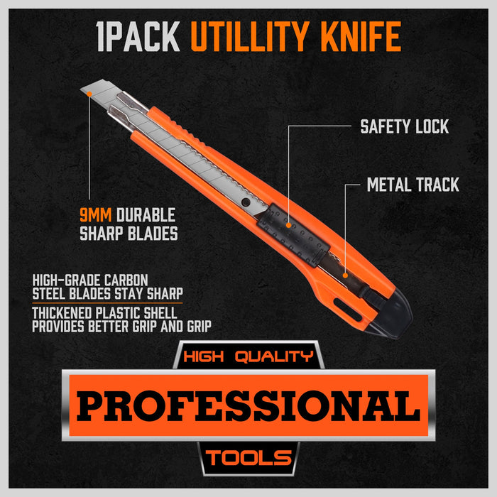 3 Pack Retractable Utility Knife Set  | TOUCHANDCATCH NZ - Touch and Catch NZ