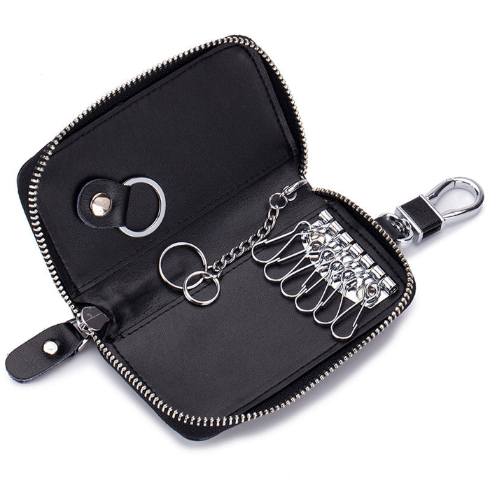 Genuine Leather Zip Around Key Case 965 | TOUCHANDCATCH NZ - Touch and Catch NZ